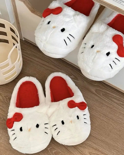 Klapki z motywem kota