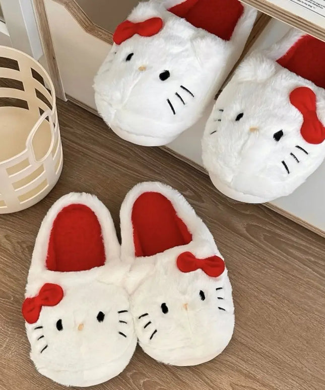 Klapki z motywem kota