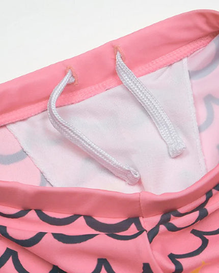 Dwuczęściowy strój kąpielowy dla dziewczynki z szortami