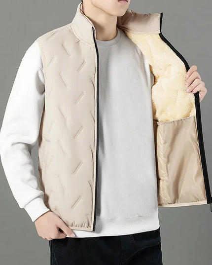 Kamizelka męska z polarowym podszyciem