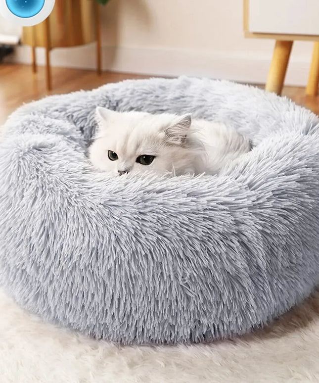 Pluszowe legowisko dla pupila – miękkie gniazdo dla psa i kota