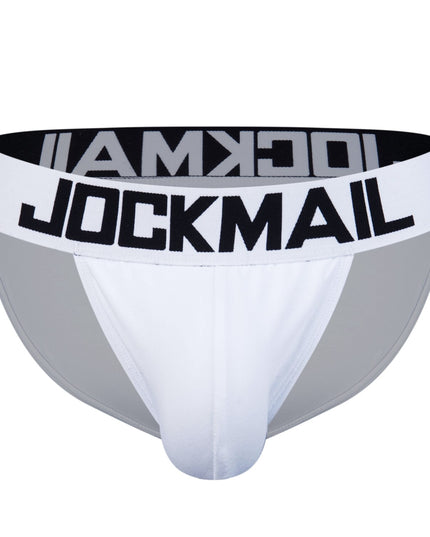 Slipy męskie na gumce z napisem