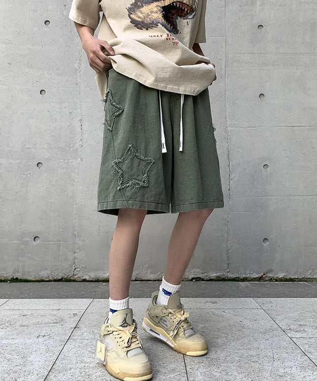 Męskie szorty z motywem gwiazd