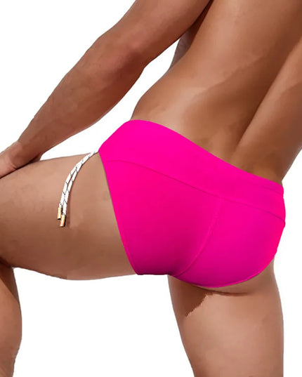 Męskie slipy kąpielowe sznurowane