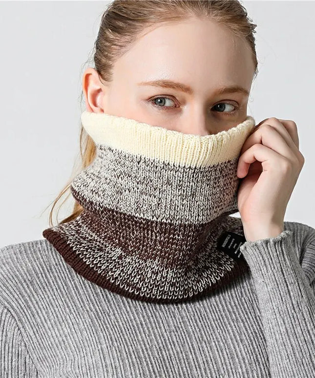 Szalik damski kolorowy typu komin