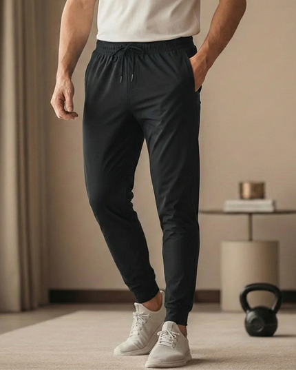 Sportowe dresy męskie elastyczne ze zwężaną nogawką