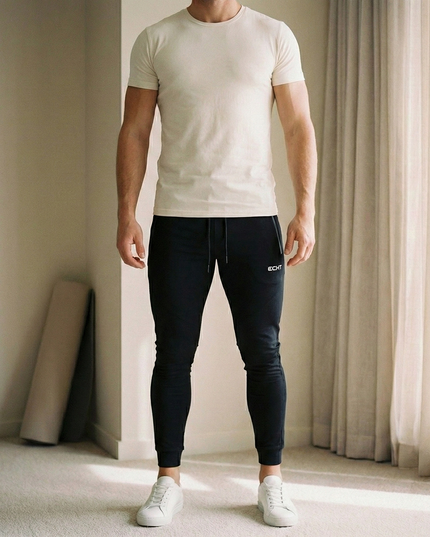 Sportowe dresy męskie o bardzo dopasowanym kroju