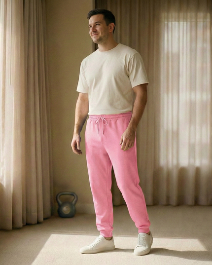 Sportowe dresy męskie o klasycznym kroju ze zwężaną nogawką