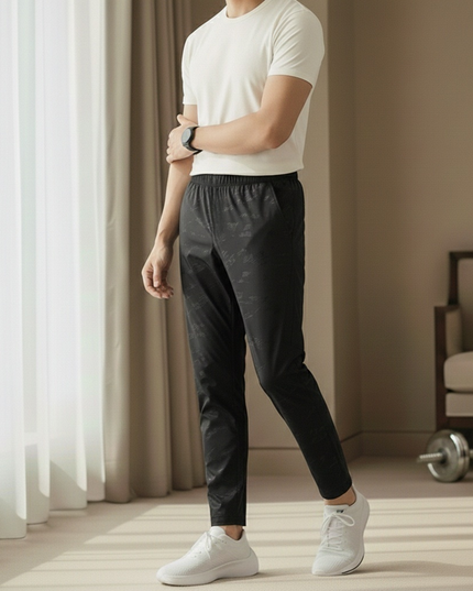 Sportowe dresy męskie wodoodporne z gumką w pasie