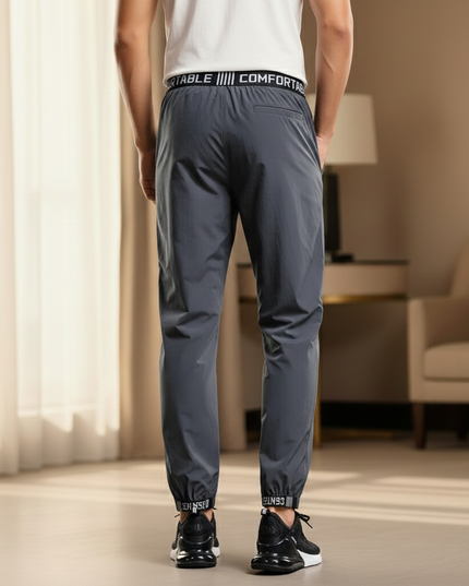 Sportowe dresy męskie wodoodporne z gumką w pasie