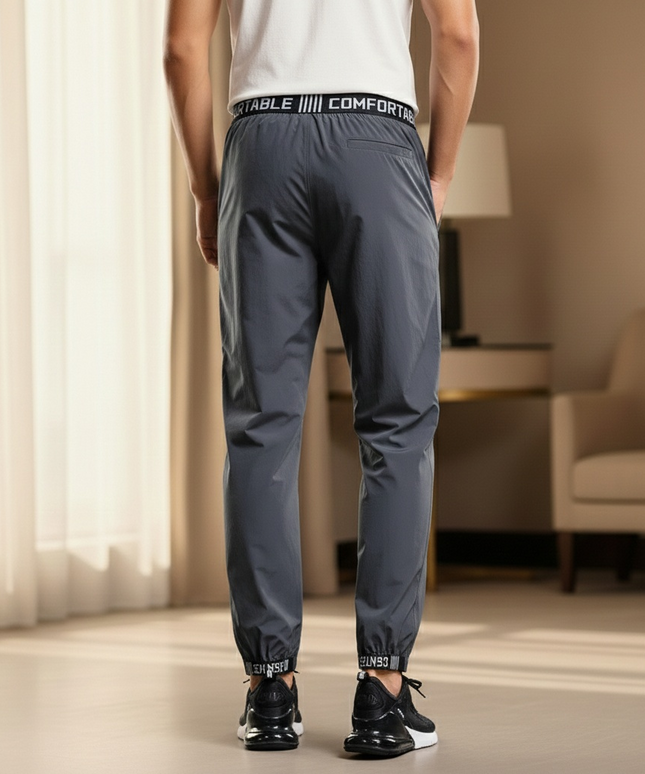 Sportowe dresy męskie wodoodporne z gumką w pasie