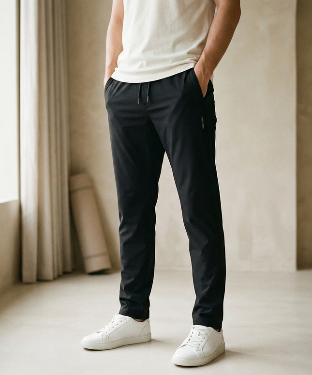 Sportowe dresy męskie wykonane z oddychającego materiału