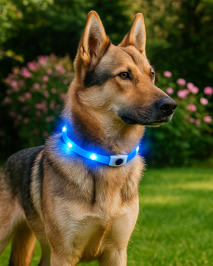 Wodoodporna obroża dla psa LED