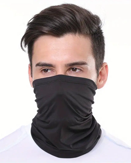 Szalik męski typu komin w jednolitym kolorze