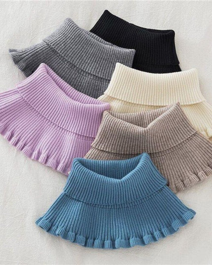 Szalik damski w formie kołnierza