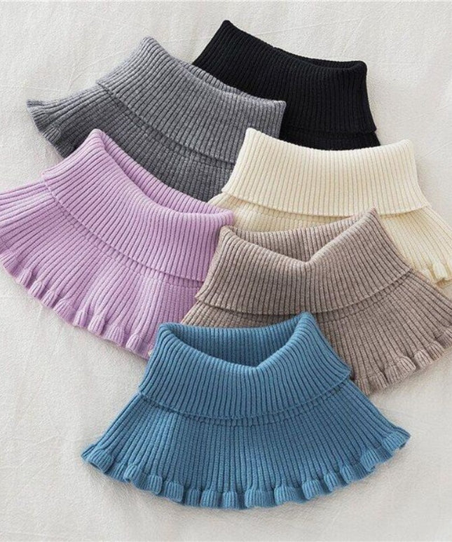 Szalik damski w formie kołnierza