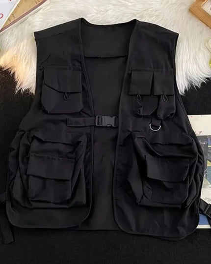 Kamizelka męska z kieszeniami i regulacją