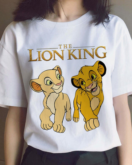 Damski T-shirt z motywem Króla Lwa