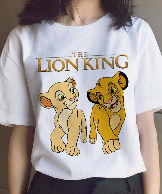 Damski T-shirt z motywem Króla Lwa