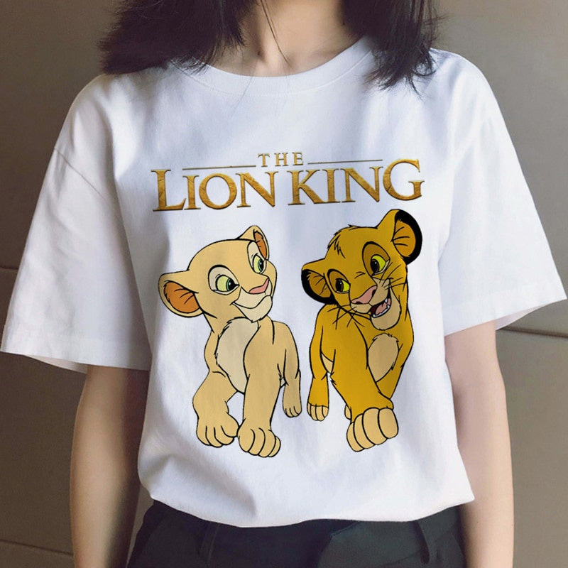 Damski T-shirt z motywem Króla Lwa