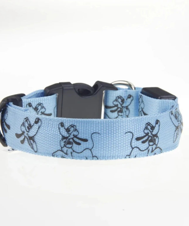 Obroża LED dla psa w bajkowy wzór