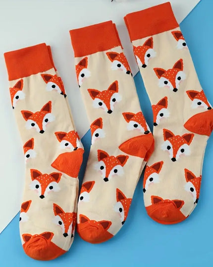 Skarpetki damskie za kostkę we wzory