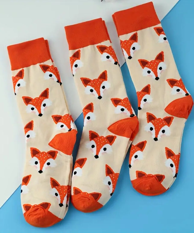 Skarpetki damskie za kostkę we wzory