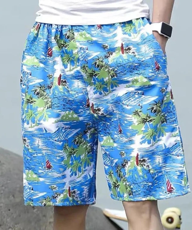 Męskie szorty kąpielowe w palmy