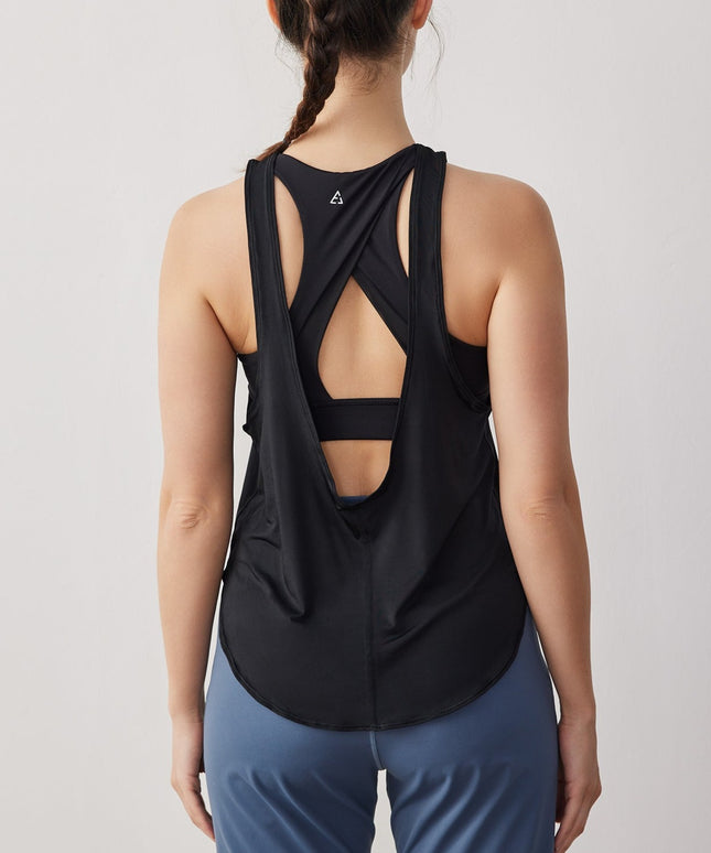 Sportowa koszulka damska z wbudowanym biustonoszem