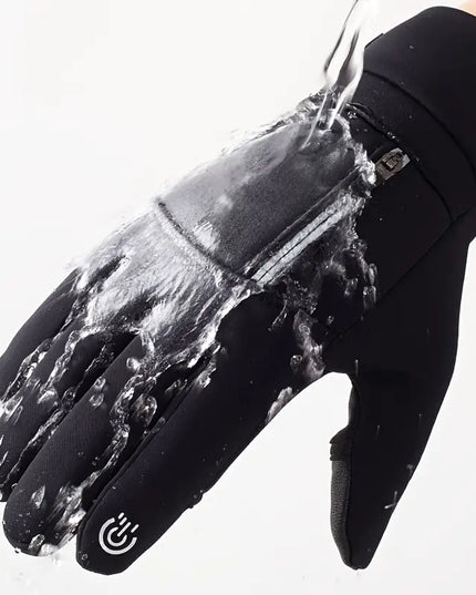 Rękawiczki męskie dotykowe z kieszonką