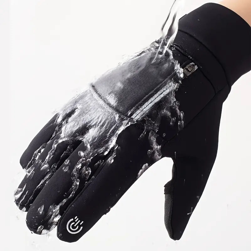 Rękawiczki męskie dotykowe z kieszonką