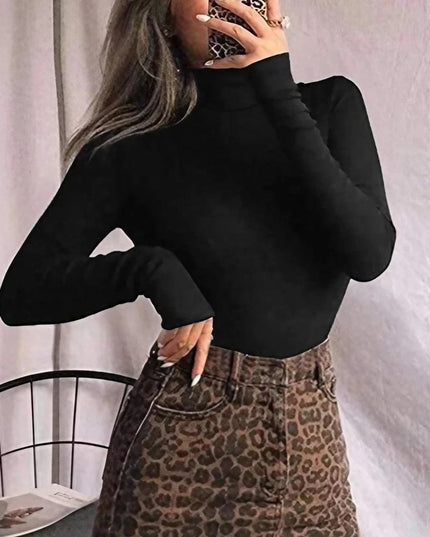 Body damskie z kołnierzykiem typu golf