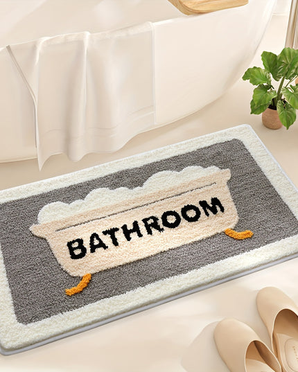 Mata łazienkowa miękka z motywem