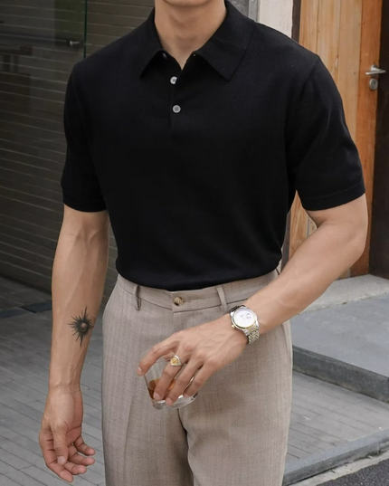 Modern essential męski koszulka polo koszula