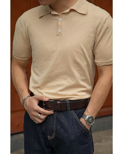 Modern essential męski koszulka polo koszula