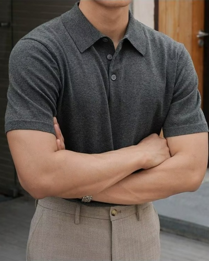 Modern essential męski koszulka polo koszula