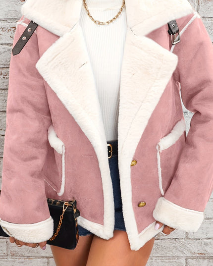 Damski kożuch elegancki