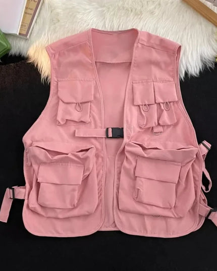 Kamizelka męska z kieszeniami i regulacją