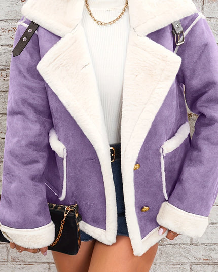 Damski kożuch elegancki