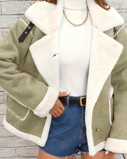 Damski kożuch elegancki