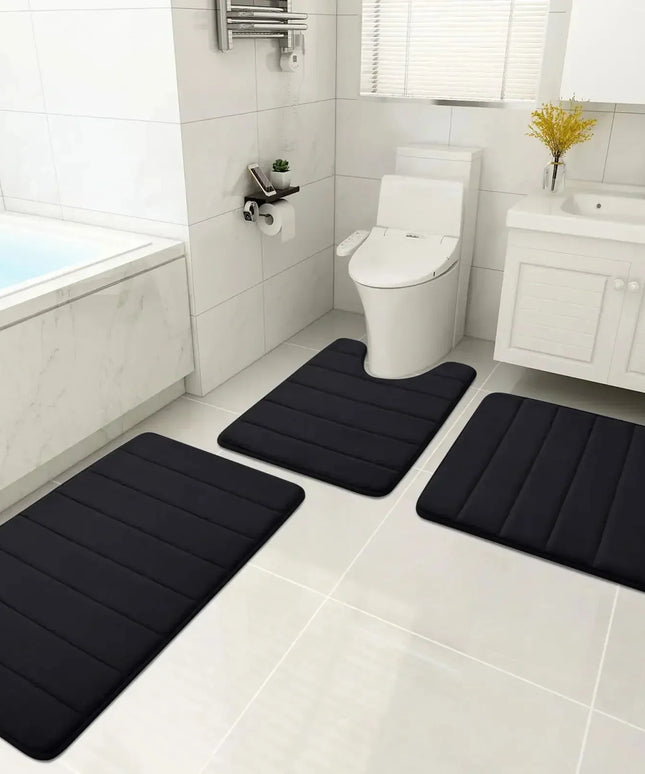 Mata łazienkowa antypoślizgowa z pianki - zestaw 3 sztuk