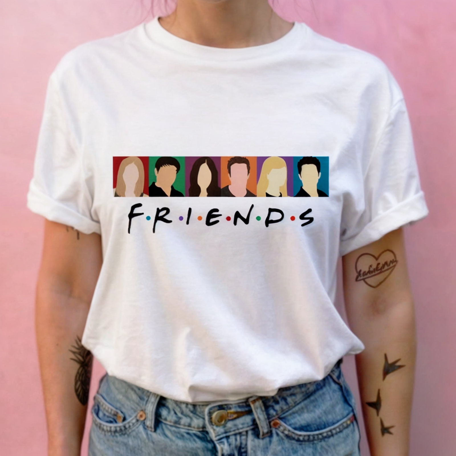 Damski T-shirt z motywem serialu Friends
