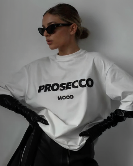 Damski T-shirt bawełniany z napisem