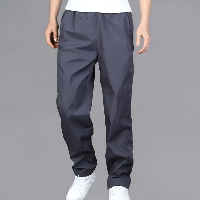 Sportowe dresy męskie z prostą nogawką z elastycznego materiału