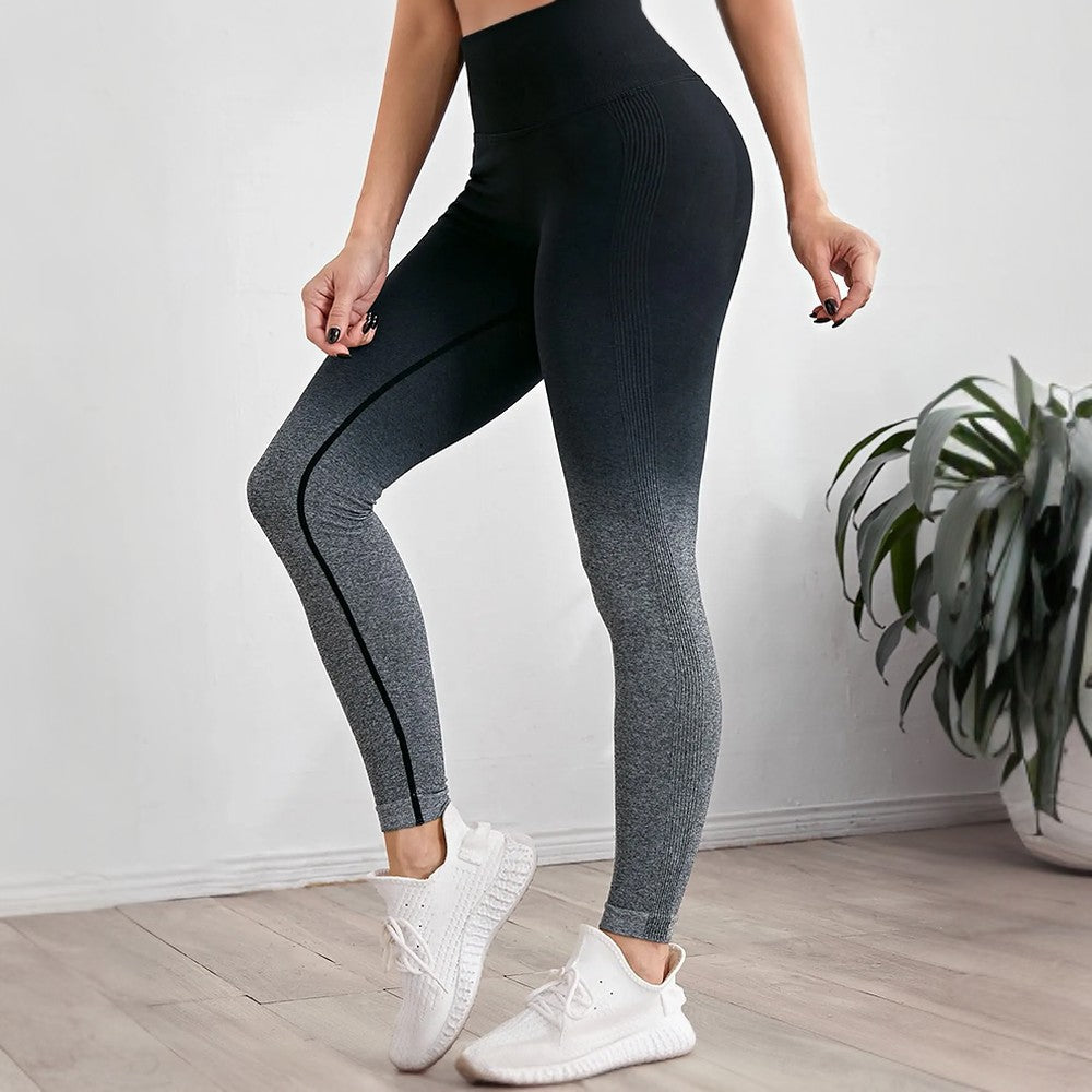 Sportowe legginsy damskie ombre
