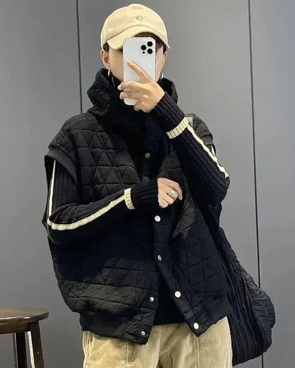 Kamizelka damska oversize z guzikami