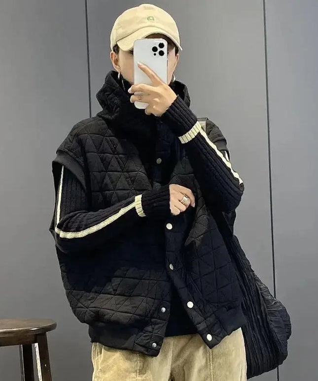 Kamizelka damska oversize z guzikami