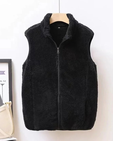 Kamizelka damska polarowa na suwak