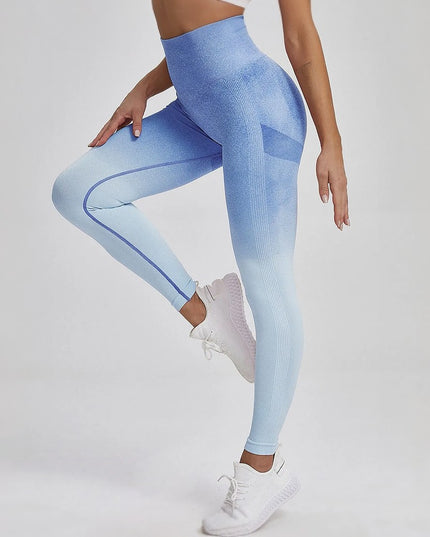 Sportowe legginsy damskie ombre