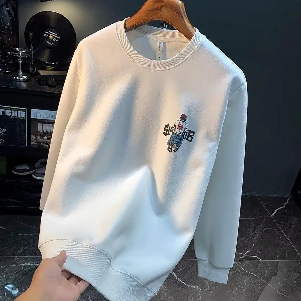 Męska bluza z nadrukiem na plecach